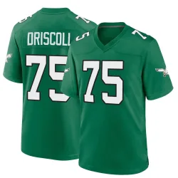 Men's Jack Driscoll Philadelphia Eagles No.75 Game Kelly Alternate Jersey - Green