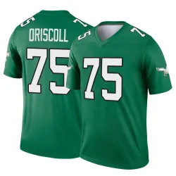 Men's Jack Driscoll Philadelphia Eagles No.75 Legend Kelly Alternate Jersey - Green