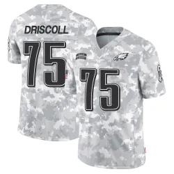 Men's Jack Driscoll Philadelphia Eagles No.75 Limited 2024 Salute to Service Jersey - Arctic Camo