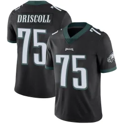 Men's Jack Driscoll Philadelphia Eagles No.75 Limited Alternate Vapor Untouchable Jersey - Black