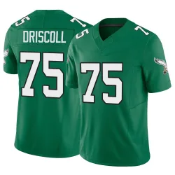 Men's Jack Driscoll Philadelphia Eagles No.75 Limited Kelly Alternate Vapor F.U.S.E. Jersey - Green