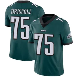 Men's Jack Driscoll Philadelphia Eagles No.75 Limited Midnight Team Color Vapor Untouchable Jersey - Green