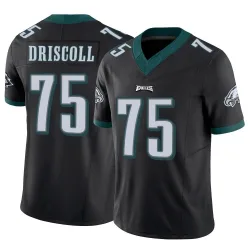 Men's Jack Driscoll Philadelphia Eagles No.75 Limited Vapor F.U.S.E. Jersey - Black