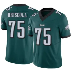 Men's Jack Driscoll Philadelphia Eagles No.75 Limited Vapor F.U.S.E. Jersey - Green