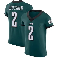 Men's Jahan Dotson Philadelphia Eagles No.2 Elite Midnight Team Color Vapor Untouchable Jersey - Green