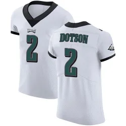 Men's Jahan Dotson Philadelphia Eagles No.2 Elite Vapor Untouchable Jersey - White