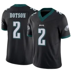 Men's Jahan Dotson Philadelphia Eagles No.2 Limited Vapor F.U.S.E. Jersey - Black