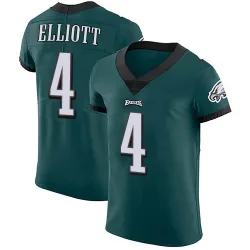 Men's Jake Elliott Philadelphia Eagles No.4 Elite Midnight Team Color Vapor Untouchable Jersey - Green