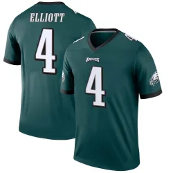 Men's Jake Elliott Philadelphia Eagles No.4 Legend Jersey - Green