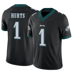 Men's Jalen Hurts Philadelphia Eagles No.1 Limited Vapor F.U.S.E. Jersey - Black