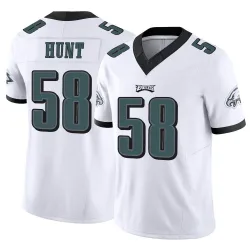 Men's Jalyx Hunt Philadelphia Eagles No.58 Limited Vapor F.U.S.E. Jersey - White
