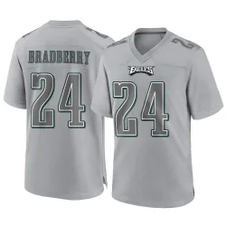 Men's James Bradberry IV Philadelphia Eagles No.24 Game Atmosphere Fashion Jersey - Gray