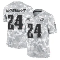 Men's James Bradberry IV Philadelphia Eagles No.24 Limited 2024 Salute to Service Jersey - Arctic Camo