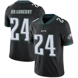 Men's James Bradberry IV Philadelphia Eagles No.24 Limited Alternate Vapor Untouchable Jersey - Black
