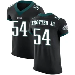 Men's Jeremiah Trotter Jr. Philadelphia Eagles No.54 Elite Alternate Vapor Untouchable Jersey - Black