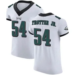 Men's Jeremiah Trotter Jr. Philadelphia Eagles No.54 Elite Vapor Untouchable Jersey - White