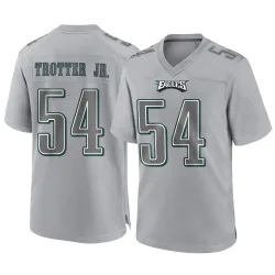 Men's Jeremiah Trotter Jr. Philadelphia Eagles No.54 Game Atmosphere Fashion Jersey - Gray