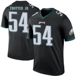 Men's Jeremiah Trotter Jr. Philadelphia Eagles No.54 Legend Color Rush Jersey - Black