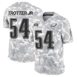 Men's Jeremiah Trotter Jr. Philadelphia Eagles No.54 Limited 2024 Salute to Service Jersey - Arctic Camo