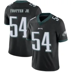 Men's Jeremiah Trotter Jr. Philadelphia Eagles No.54 Limited Alternate Vapor Untouchable Jersey - Black