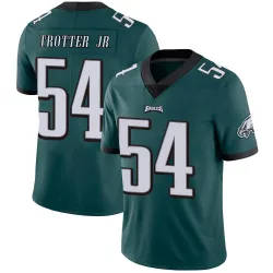 Men's Jeremiah Trotter Jr. Philadelphia Eagles No.54 Limited Midnight Team Color Vapor Untouchable Jersey - Green
