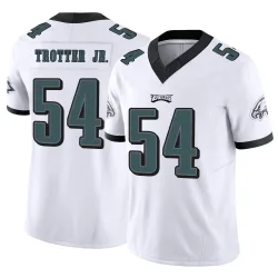 Men's Jeremiah Trotter Jr. Philadelphia Eagles No.54 Limited Vapor F.U.S.E. Jersey - White