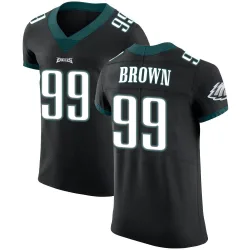 Men's Jerome Brown Philadelphia Eagles No.99 Elite Alternate Vapor Untouchable Jersey - Black