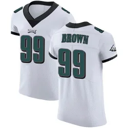 Men's Jerome Brown Philadelphia Eagles No.99 Elite Vapor Untouchable Jersey - White