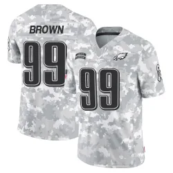 Men's Jerome Brown Philadelphia Eagles No.99 Limited 2024 Salute to Service Jersey - Arctic Camo