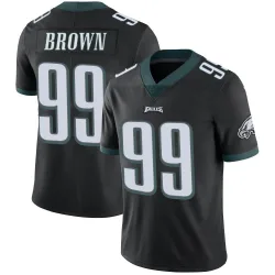 Men's Jerome Brown Philadelphia Eagles No.99 Limited Alternate Vapor Untouchable Jersey - Black