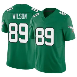 Men's Johnny Wilson Philadelphia Eagles No.89 Limited Kelly Alternate Vapor F.U.S.E. Jersey - Green