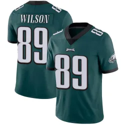 Men's Johnny Wilson Philadelphia Eagles No.89 Limited Midnight Team Color Vapor Untouchable Jersey - Green