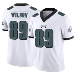 Men's Johnny Wilson Philadelphia Eagles No.89 Limited Vapor F.U.S.E. Jersey - White