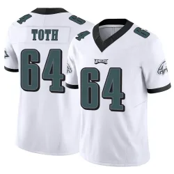 Men's Jon Toth Philadelphia Eagles No.64 Limited Vapor F.U.S.E. Jersey - White
