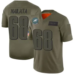 Men's Jordan Mailata Philadelphia Eagles No.68 Limited 2019 Salute to Service Jersey - Camo