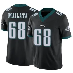 Men's Jordan Mailata Philadelphia Eagles No.68 Limited Vapor F.U.S.E. Jersey - Black