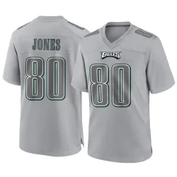 Men's Julio Jones Philadelphia Eagles No.80 Game Atmosphere Fashion Jersey - Gray