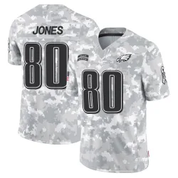 Men's Julio Jones Philadelphia Eagles No.80 Limited 2024 Salute to Service Jersey - Arctic Camo