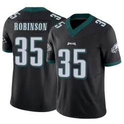 Men's Keilan Robinson Philadelphia Eagles No.35 Limited Vapor F.U.S.E. Jersey - Black