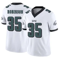 Men's Keilan Robinson Philadelphia Eagles No.35 Limited Vapor F.U.S.E. Jersey - White