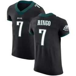 Men's Kelee Ringo Philadelphia Eagles No.7 Elite Alternate Vapor Untouchable Jersey - Black