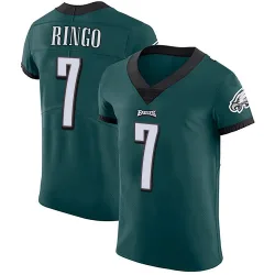 Men's Kelee Ringo Philadelphia Eagles No.7 Elite Midnight Team Color Vapor Untouchable Jersey - Green