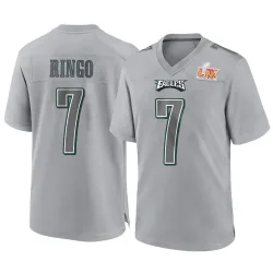 Men's Kelee Ringo Philadelphia Eagles No.7 Game Atmosphere Fashion Super Bowl LIX Jersey - Gray