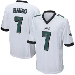 Men's Kelee Ringo Philadelphia Eagles No.7 Game Jersey - White