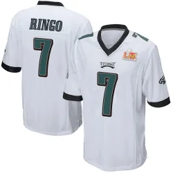 Men's Kelee Ringo Philadelphia Eagles No.7 Game Super Bowl LIX Jersey - White