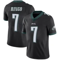Men's Kelee Ringo Philadelphia Eagles No.7 Limited Alternate Vapor Untouchable Jersey - Black