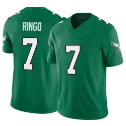Men's Kelee Ringo Philadelphia Eagles No.7 Limited Kelly Alternate Vapor F.U.S.E. Jersey - Green