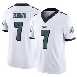 Men's Kelee Ringo Philadelphia Eagles No.7 Limited Vapor F.U.S.E. Jersey - White