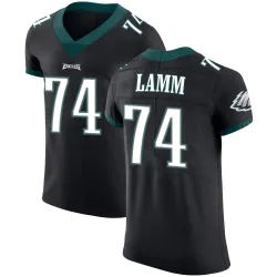 Men's Kendall Lamm Philadelphia Eagles No.74 Elite Alternate Vapor Untouchable Jersey - Black