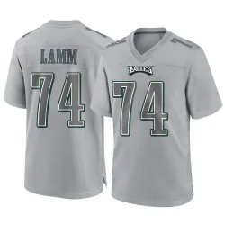 Men's Kendall Lamm Philadelphia Eagles No.74 Game Atmosphere Fashion Jersey - Gray